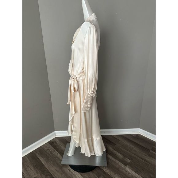 NWT Zimmermann Silk Wrap Midi Dress Size US 6 $650 - Picture 8 of 13